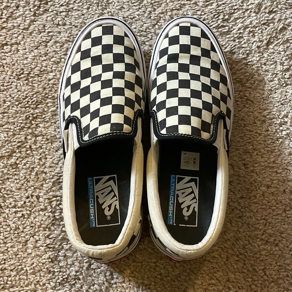 vans checkered shoes